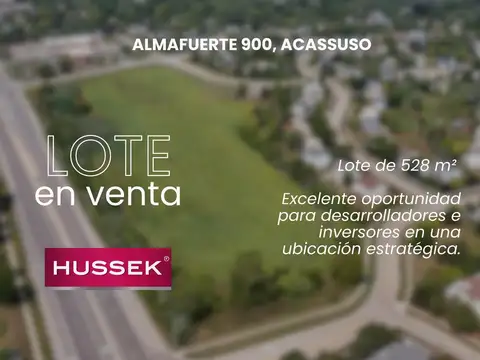 Excelente Lote de 528m2 Ubicado en Acassuso, De Av. Libertador al Río