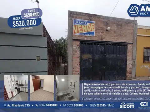 CASAS - CASA - MONS. DE CARLO, RESISTENCIA