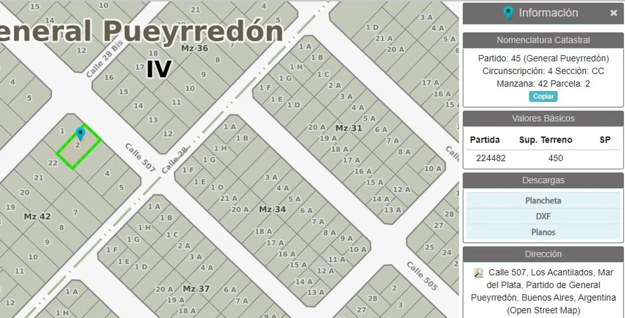 VENTA LOTE 450m2 BARRIO LOS ACANTILADOS
