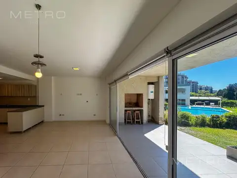 Departamento en planta baja con jardin y pileta APTO CREDITO en venta y alquiler Nordelta