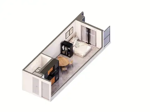 Departamento en Venta de 1 dormitorio
