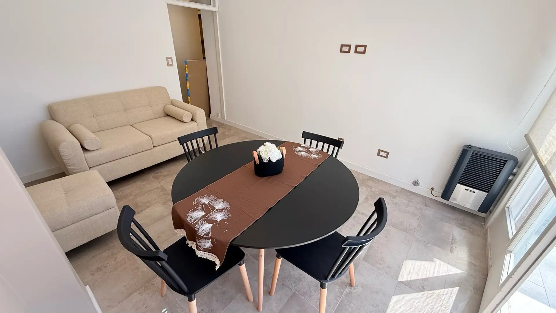 Departamento 3 amb, 60m² con balcón terraza — Centro
