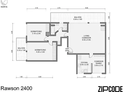 Departamento en Venta de 3 ambientes