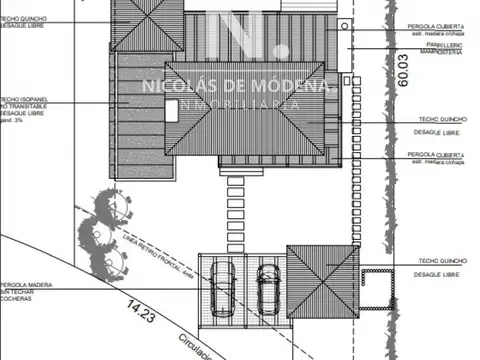 Casa 3 ambientes con 2 baños