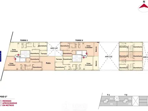 Departamento 4 ambientes con 3 baños