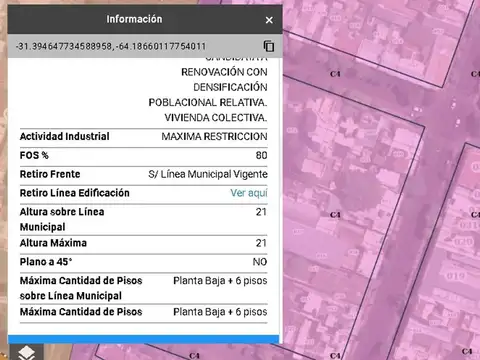 Terreno en Venta de 188,0 m2