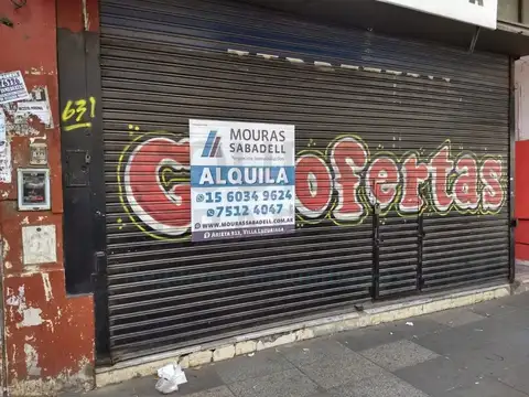 LOCAL CENTRO DE MORÓN - 110 M2 CUBIERTOS - COLECTIVOS