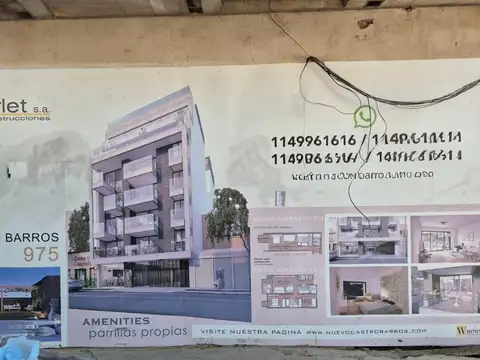 Departamento Monoambiente con 1 baño