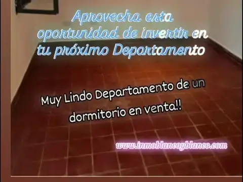 Departamento de un dormitorio en venta