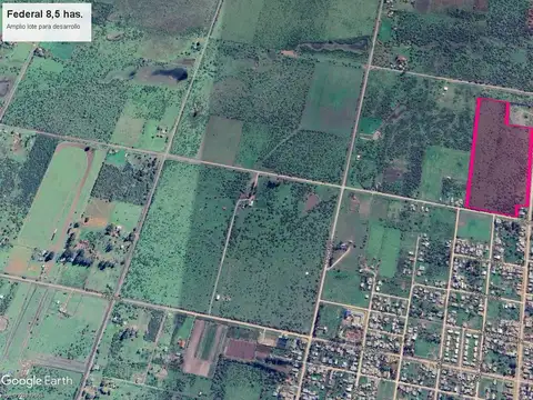 Terreno en Venta 10  mts Fondo