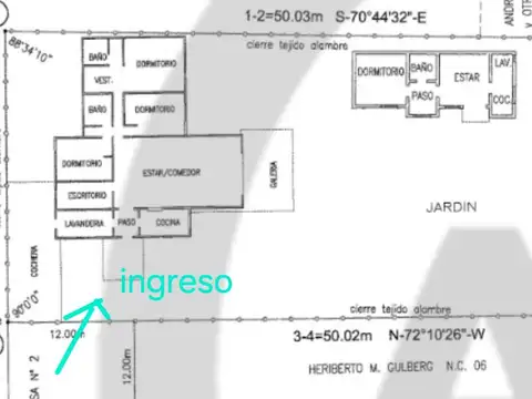 Casa 5 ambientes con 2 baños