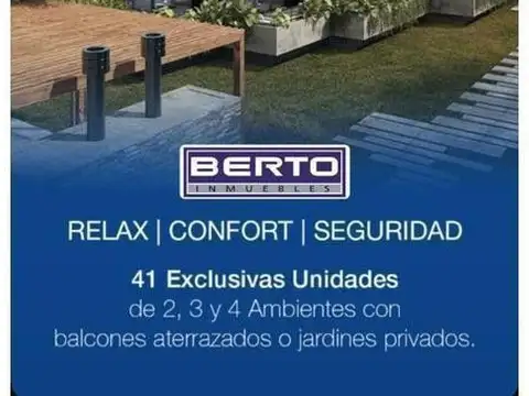 Departamento 2 ambientes con 2 baños
