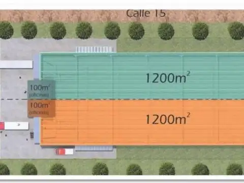 Galpon en Venta 100  mts Fondo