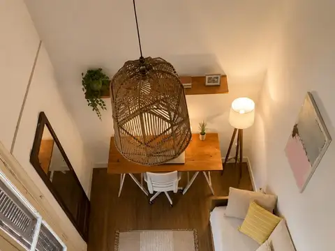Alquiler temporario en san telmo. departamento tipo loft. patio y terraza.