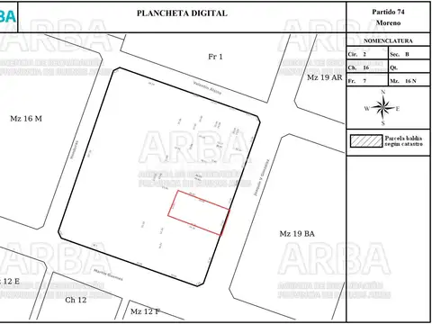 Terreno en Venta en Centro (Moreno), USD 67.000