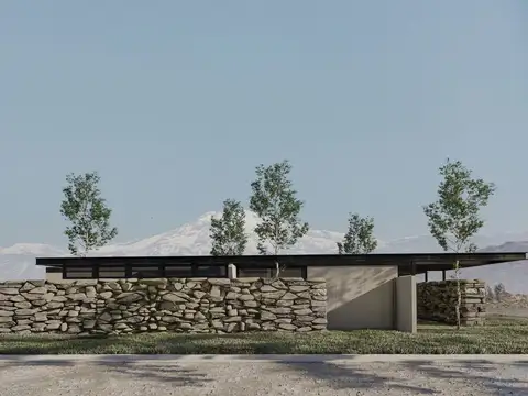 Casa 2 ambientes con 2 baños