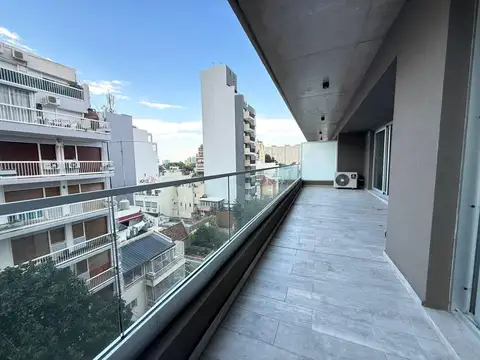 Departamento 3 ambientes en alquiler con balcón terraza, cochera y amenities