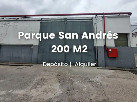 Galpón en Alquiler en San Andres, Partido de General San Martín