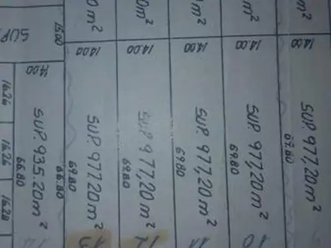 Terreno en Venta 14  mts Frente