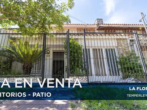 CASA 4 DORMITORIOS VENTA LA FLORIDA CON COCHERA