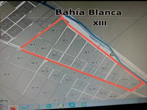 Villa Olga, Partido de Bahia Blanca,  lindante a TGS 600