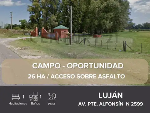 Venta de campo en Lujan