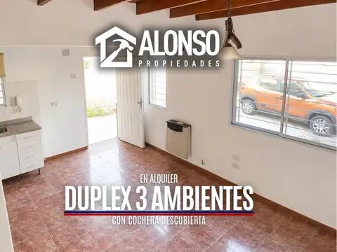 ALQUILER DUPLEX 3 AMBIENTES CON COCHERA EN JOSÈ MARMOL
