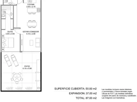 VENTA pozo LANUS OESTE Depto 2 amb patio Premium