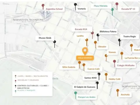 Departamento en Venta de 1 dormitorio