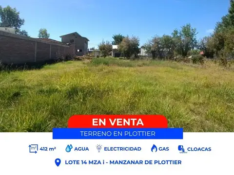 Terreno en Venta en Plottier, Confluencia