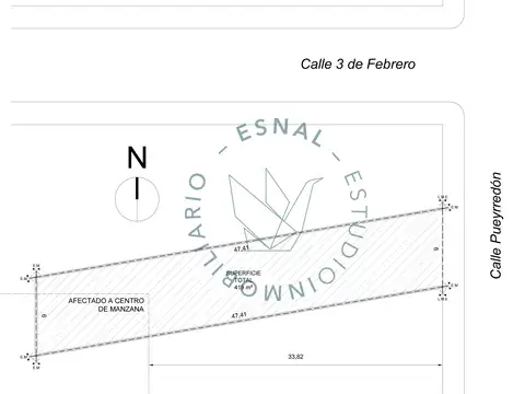 Terreno en Venta 9  mts Frente
