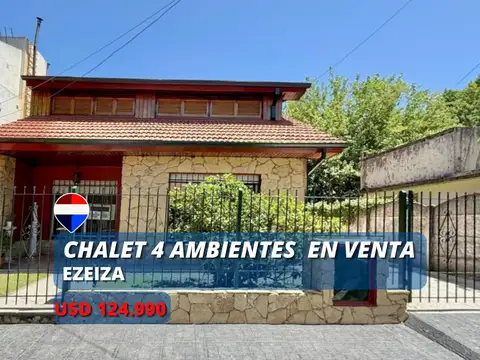 CASA 4 AMBIENTES EN VENTA EN EZEIZA CON COCHERA