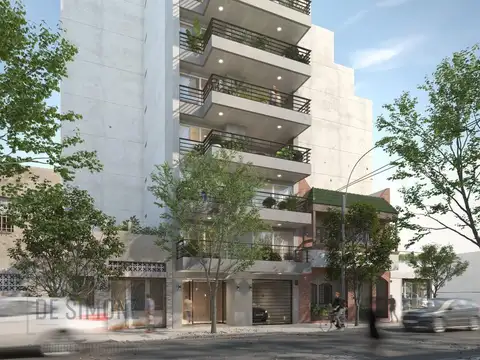Departamento monoambiente con balcón al frente en Villa Urquiza