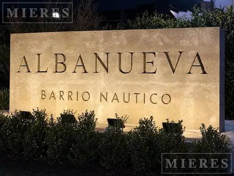 Lote AL RIO en venta en el Barrio Albanueva!