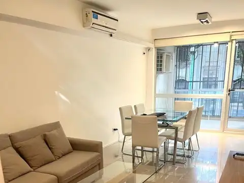 2 AMBIENTES  AMOBLADO /BALCON TERRAZA y COCHERA 