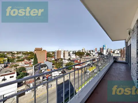 Departamento 2 ambientes con terraza propia Vista abierta 360 grados