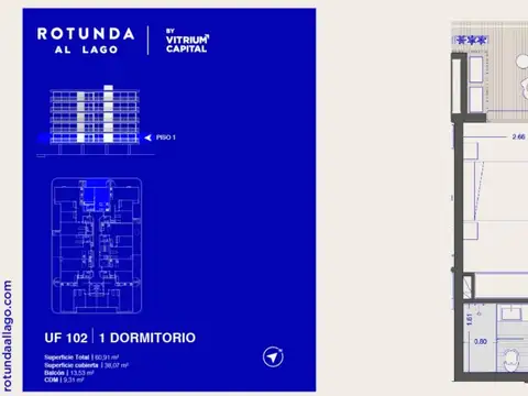 Rotunda al Lago 1 dorm Diciembre 2027