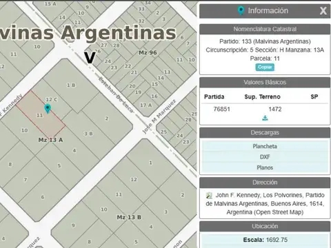 Terreno en Venta en Villa de Mayo, USD 130.000