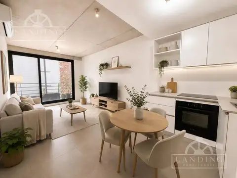 Departamento 2 Ambientes Con Patio en Palermo Hollywood Fitz Roy y Costa Rica