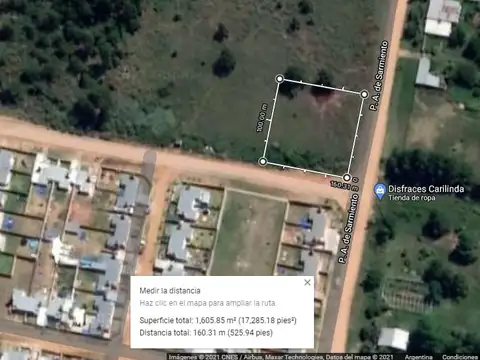 Terreno en Venta de 1600,0 m2