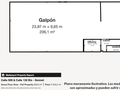 Galpon en Venta 8 años