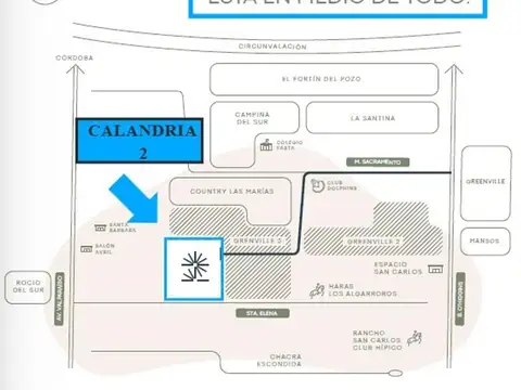 CALANDRIA 2... Lotes  360m²  -  Apto DÚPLEX