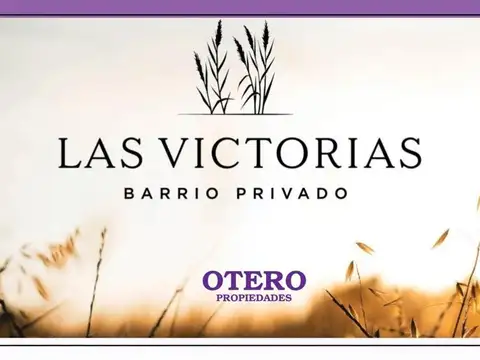 HERMOSO LOTE EN BARRIO LAS VICTORIAS 