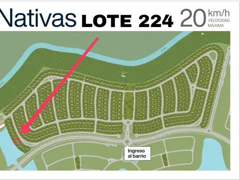 Terreno en Venta en Puertos - Barrio Nativas, USD 175.000