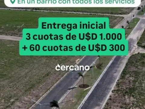 Lotes 100 % Financiados A 4 Minutos De Rosario