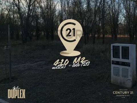 Terreno en Venta 27,01  mts Fondo