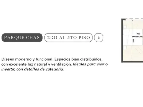 Departamento - Parque Chas