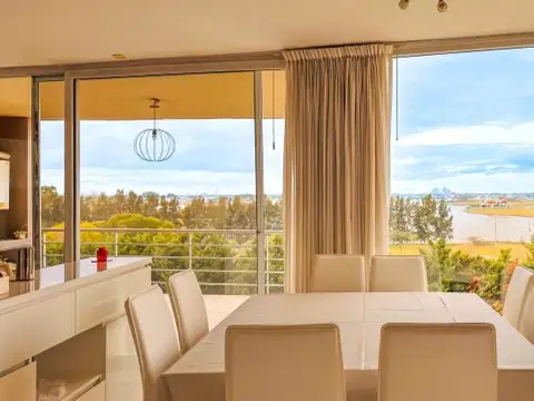 Venta | DEPTO 3 AMBIENTES en NORDELTA | Balcón terraza con Parrilla | Vista al Lago central