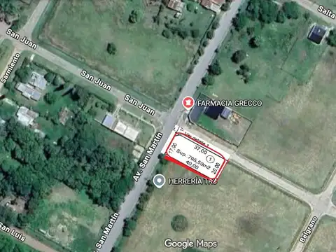 Lote 795 m2 sobre acceso a Villa Lía