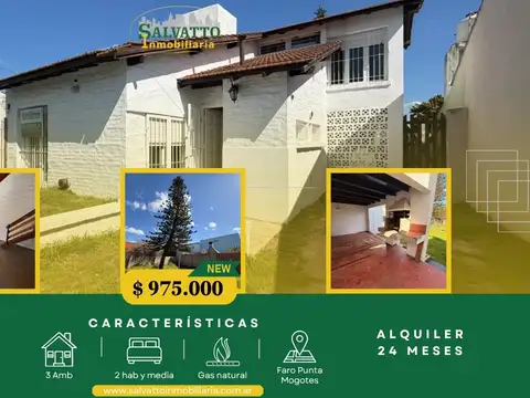 Casa en Alquiler en Faro, Mar del Plata